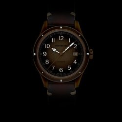 Reloj Montblanc 1858 Automatic Date 0 Oxygen en marrón con piel, 134339.