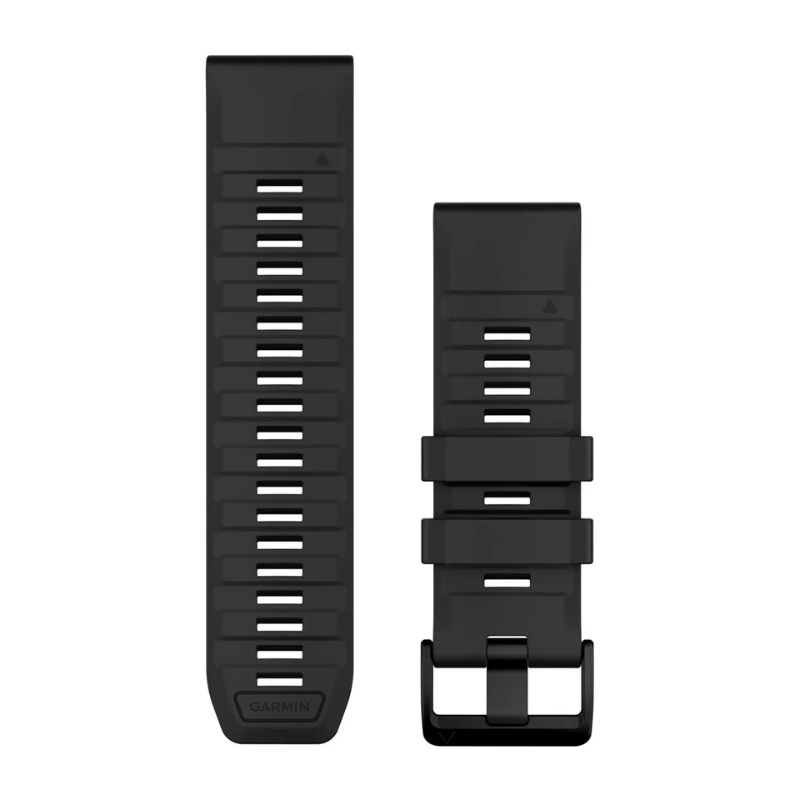 Correa Garmin QuickFit 26 silicona negra y hebilla negra, 010-13393-02.