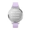 Reloj inteligente Garmin Lily® 2 Active plateado y lila, 010-02891-01.
