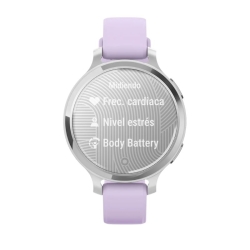 Reloj inteligente Garmin Lily® 2 Active plateado y lila, 010-02891-01.