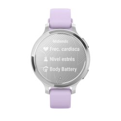 Reloj inteligente Garmin Lily® 2 Active plateado y lila, 010-02891-01.