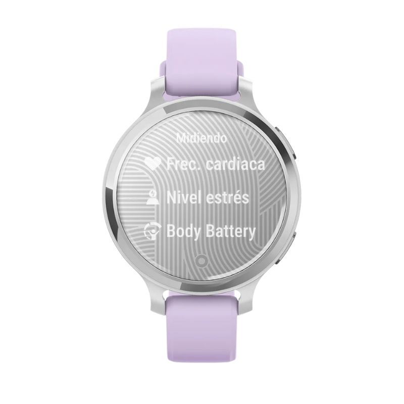 Reloj inteligente Garmin Lily® 2 Active plateado y lila, 010-02891-01.