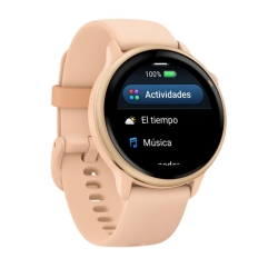 Reloj inteligente Garmin vívoactive® 6 rosa melocotón, 010-02985-03.
