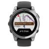 Reloj Garmin fēnix® E 47 mm, AMOLED negro y bisel acero, 010-03025-00.