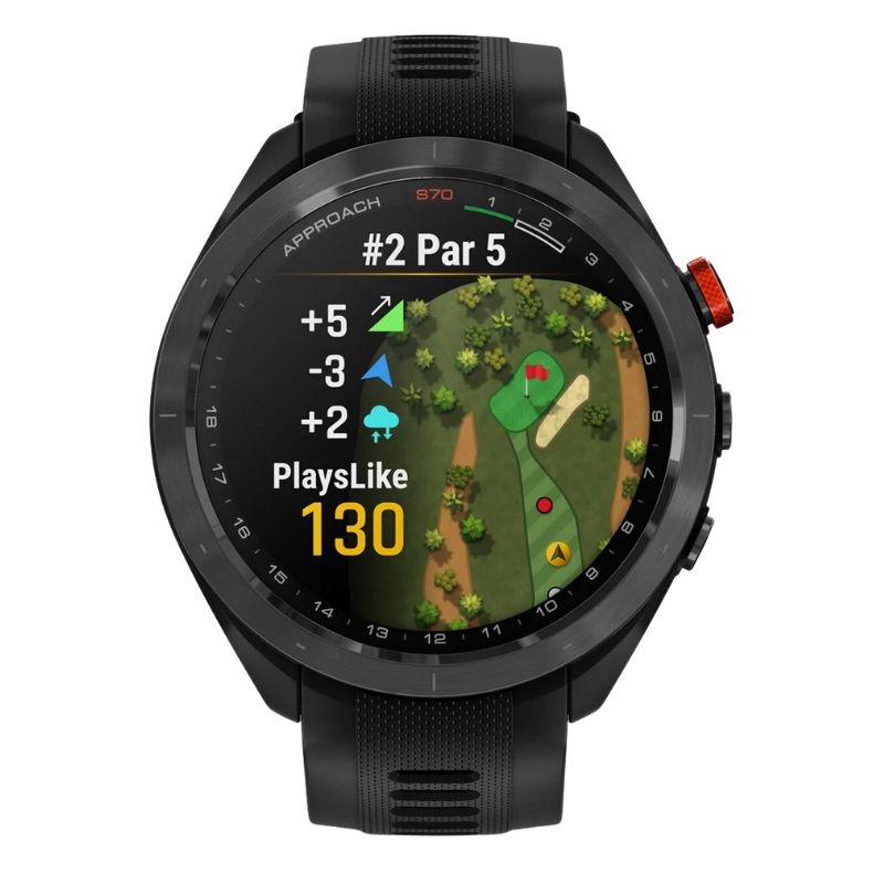 Reloj Garmin Approach S70 especial para golf en negro, 010-02746-12.