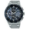 Reloj Seiko Astron Solar, dual time de titanio y esfera azul, SSH175J1.
