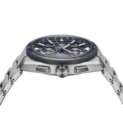 Reloj Seiko Astron Solar, dual time de titanio y esfera azul, SSH175J1.