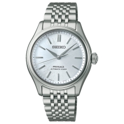 Reloj Seiko Presage Automatic 3 Days acero y esfera celeste, SPB521J1.