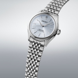 Reloj Seiko Presage Automatic 3 Days acero y esfera celeste, SPB521J1.