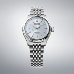 Reloj Seiko Presage Automatic 3 Days acero y esfera celeste, SPB521J1.