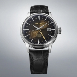 Reloj Seiko Presage Cocktail Time GMT automático Rusty Nail, SSK039K1.