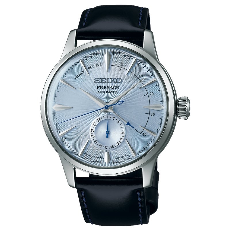 Reloj Seiko Presage Cocktail Time automático y esfera azul, SSA343J1.