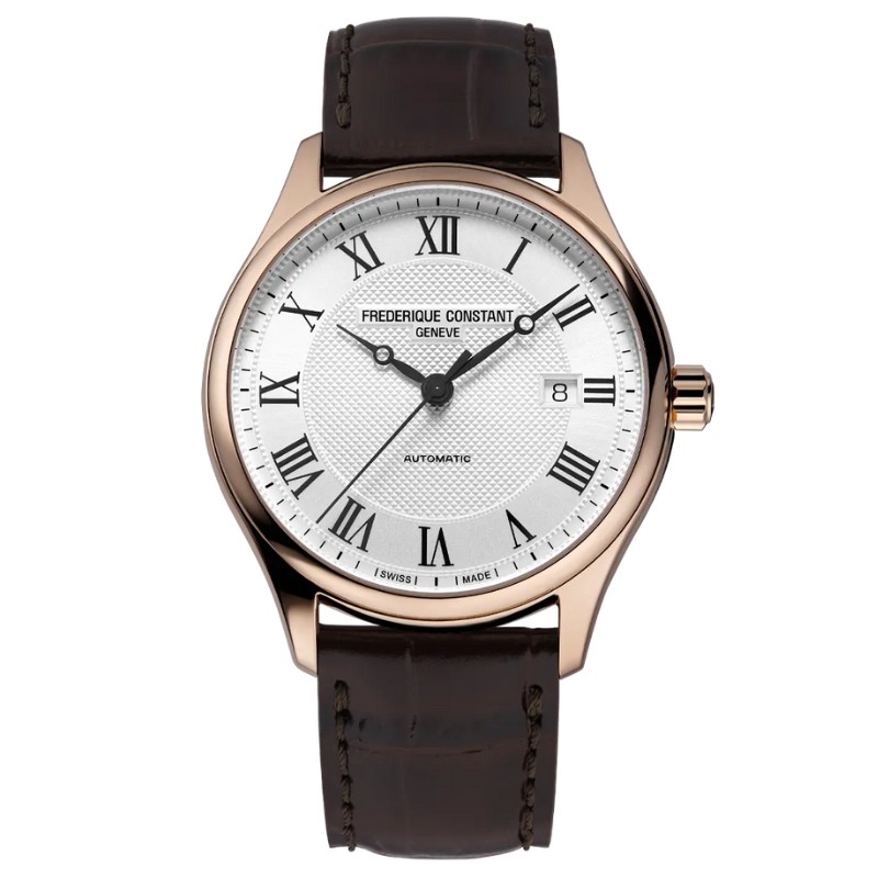 Reloj Frederique Constance Classics automático caja rosé, FC-303MC5B4.