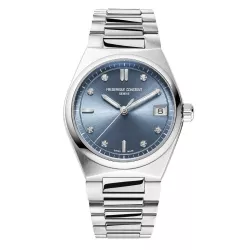 Reloj Frederique Constance Highlife esfera celeste y diamantes FC-240LND2NH26B.