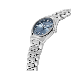 Reloj Frederique Constance Highlife esfera celeste y diamantes FC-240LND2NH26B.