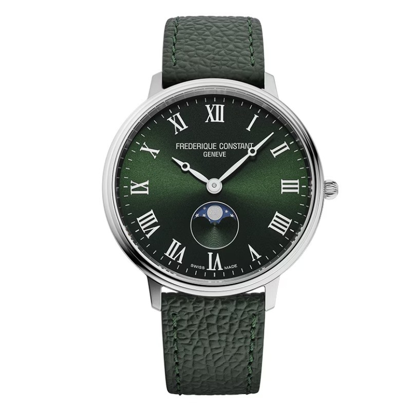 Reloj Frederique Constant Classics Moonphase en verde, FC-206RGR3S6.