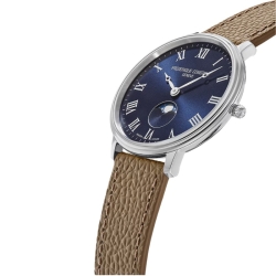 Reloj Frederique Constant Classics Moonphase esfera azul, FC-206RN3S6.