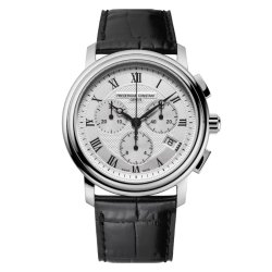 Reloj Frederique Constant Classics Quartz Chronograph piel, FC-292MC4P6.