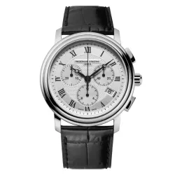 Reloj Frederique Constant Classics Quartz Chronograph piel, FC-292MC4P6.