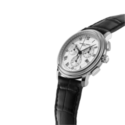 Reloj Frederique Constant Classics Quartz Chronograph piel, FC-292MC4P6.