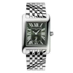 Reloj Frederique Cosnstant Classics Carree esfera verde, FC-235GR2C6B.