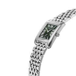 Reloj Frederique Cosnstant Classics Carree esfera verde, FC-235GR2C6B.