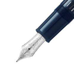 Pluma Montblanc Meisterstück LeGrand The Origin Blue plumín M, 131338.