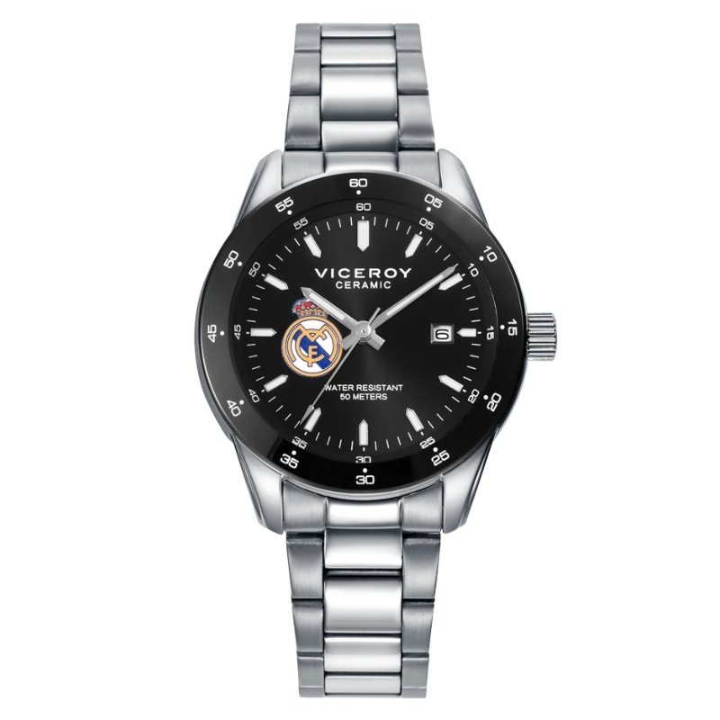 Reloj Viceroy Real Madrid cadete/mujer con bisel cerámico, 401246-99.