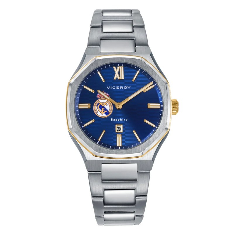 Reloj Viceroy Real Madrid de mujer con detalles dorados, 45000-99.