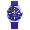 Reloj Viceroy Real Madrid de hombre con correa caucho azul, 41159-37.