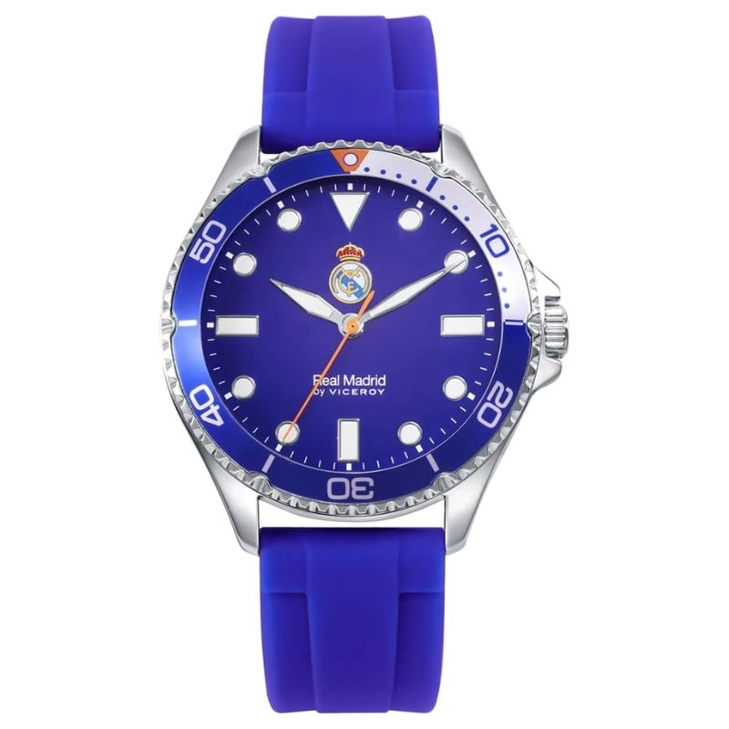 Reloj Viceroy Real Madrid de hombre con correa caucho azul, 41159-37.