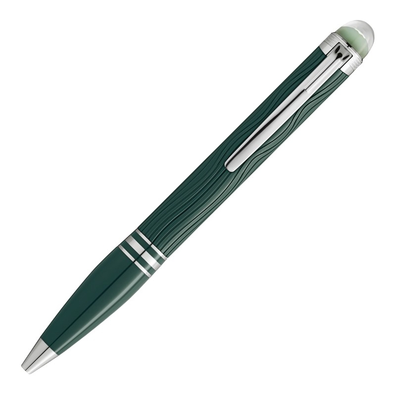 Bolígrafo Montblanc StarWalker PolarGreen en resina verde, 132904.