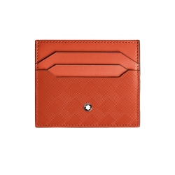 Portatejetas Montblanc Extreme 3.0 en piel color naranja, 199837.
