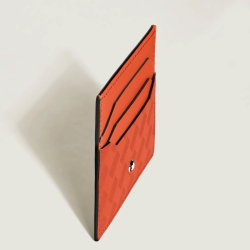 Portatejetas Montblanc Extreme 3.0 en piel color naranja, 199837.