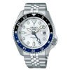 Reloj Seiko 5 Sports GMT automático con esfera plateada, SSK033K1.