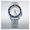 Reloj Seiko 5 Sports GMT automático con esfera plateada, SSK033K1.