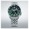 Reloj Seiko 5 Sports GMT automático con esfera verde, SSK035K1.