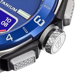 Reloj híbrido Festina Connected D, caja de titanio, azul eléctrico, F23000/3.