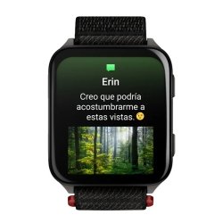 Reloj Garmin Venu® X1 negro en titanio y correa nylon, 010-02980-02.