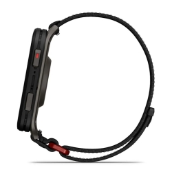 Reloj Garmin Venu® X1 negro en titanio y correa nylon, 010-02980-02.
