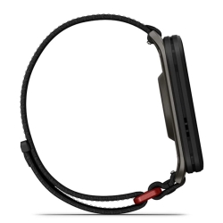 Reloj Garmin Venu® X1 negro en titanio y correa nylon, 010-02980-02.