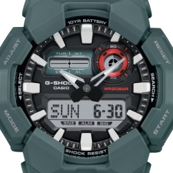 Reloj G-Shock en resina verde y esfera negra, GA-010-2AER.