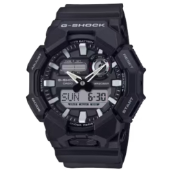 Reloj G-Shock analógico y digital en resina negra, GA-010-1AER.