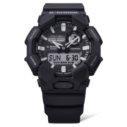Reloj G-Shock analógico y digital en resina negra, GA-010-1AER.