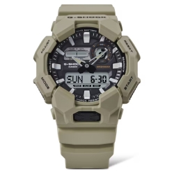 Reloj G-Shock en resina verde caqui y esfera negra, GA-010-5AER.