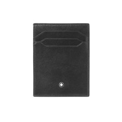 Portatarjetas Meisterstück piel negra, 4 tarjetas y funda DNI, 198328.