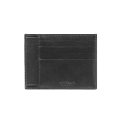 Portatarjetas Meisterstück piel negra, 4 tarjetas y funda DNI, 198328.