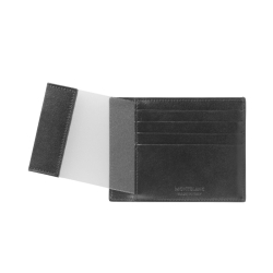 Portatarjetas Meisterstück piel negra, 4 tarjetas y funda DNI, 198328.