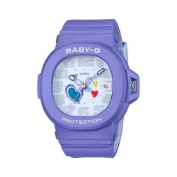 Reloj Casio Baby-G para mujer analógico y en color violeta, BGA-10-6AER.
