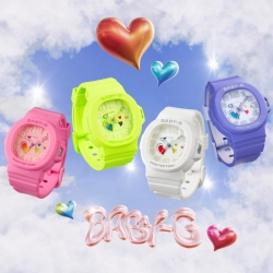 Reloj Casio Baby-G para mujer analógico y en color violeta, BGA-10-6AER.